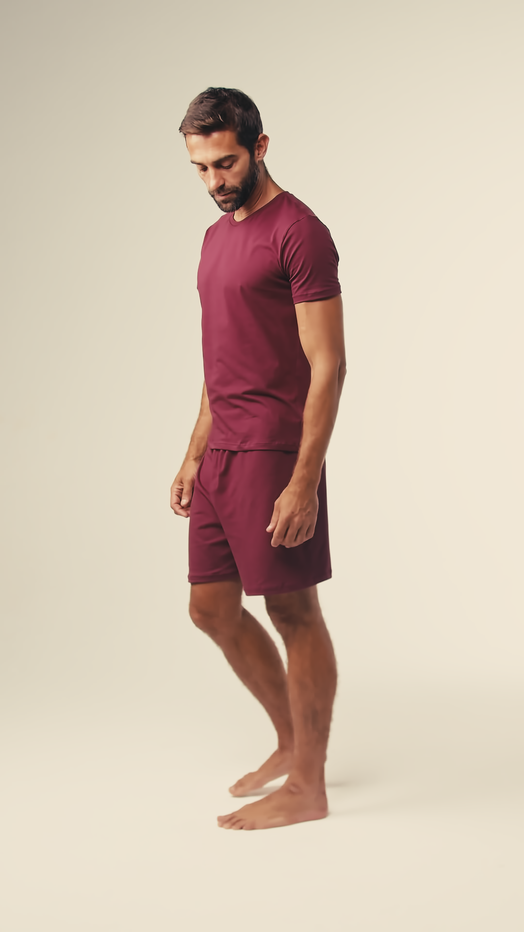 Pijama masculino vinho