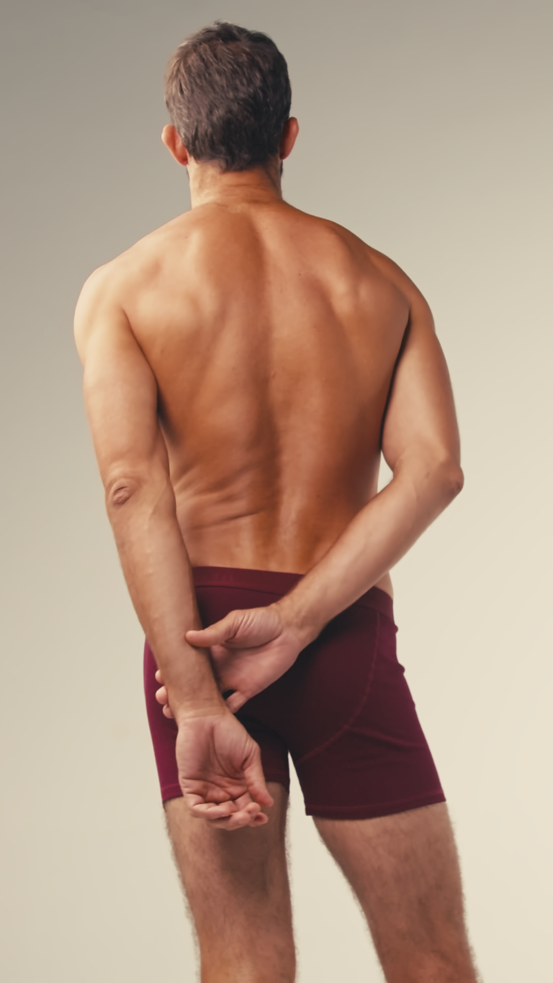 Cueca Boxer Algodão Vinho