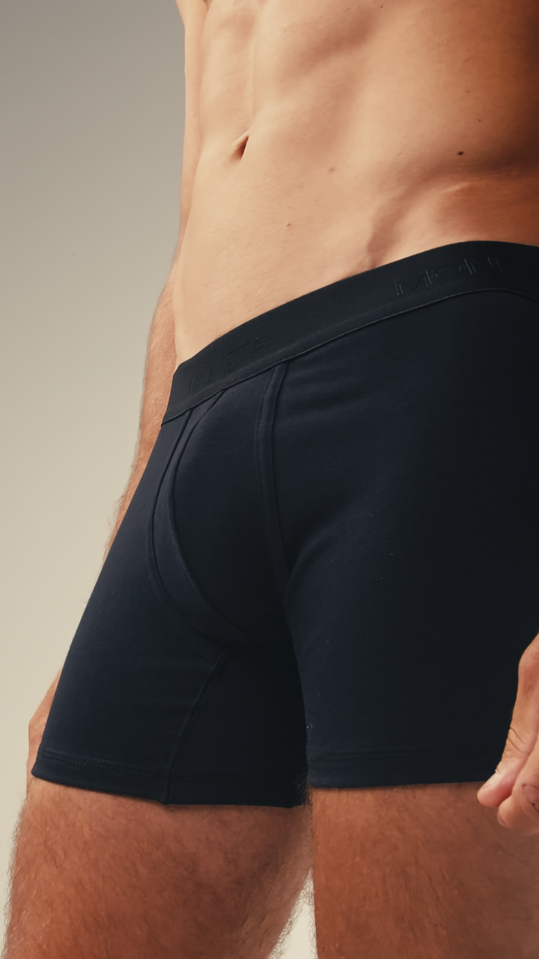 Cueca Boxer Algodão Preta