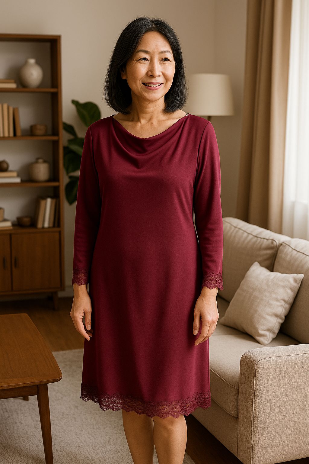 Camisola Nara Vinho