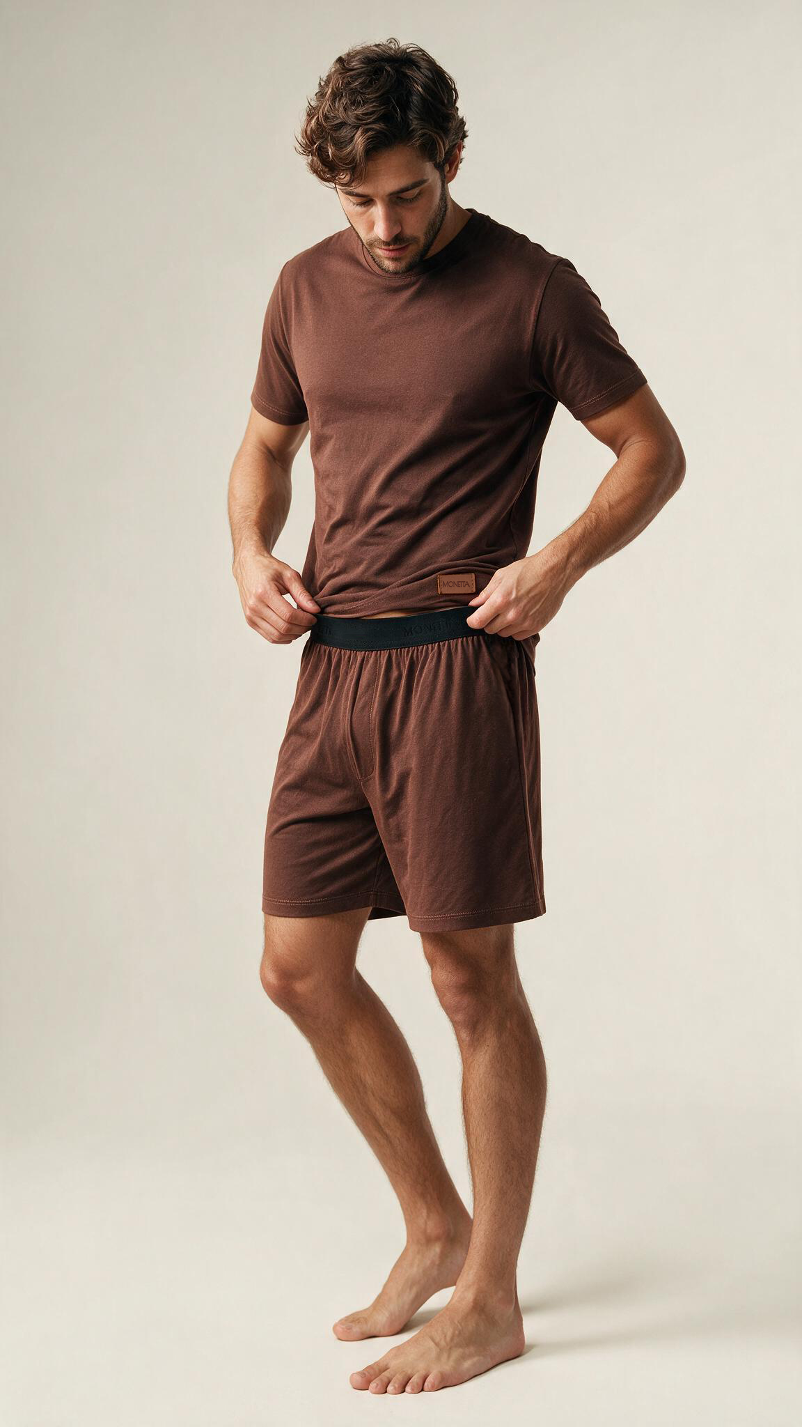 Camiseta Masculina Marrom