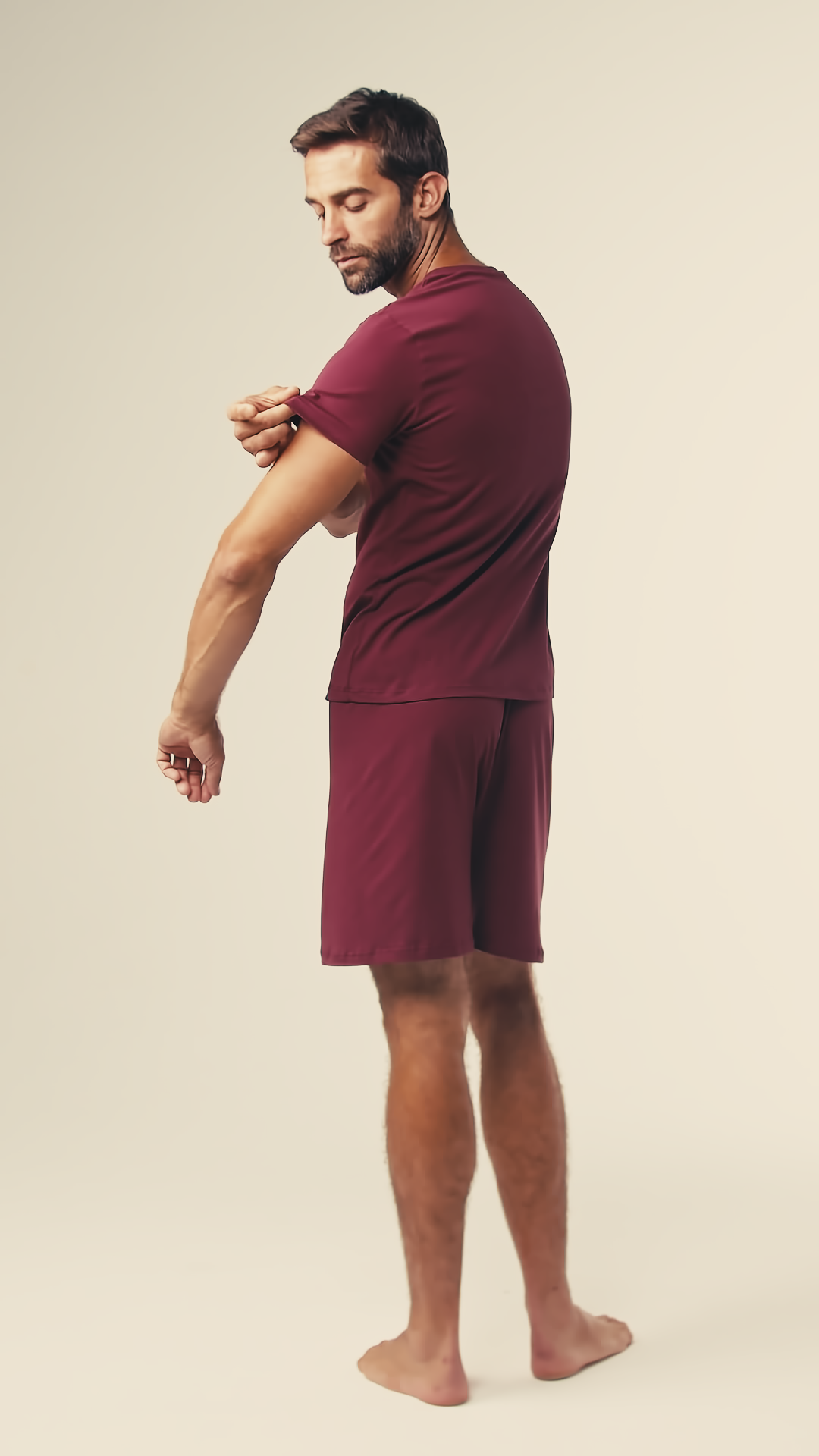 Pijama masculino vinho