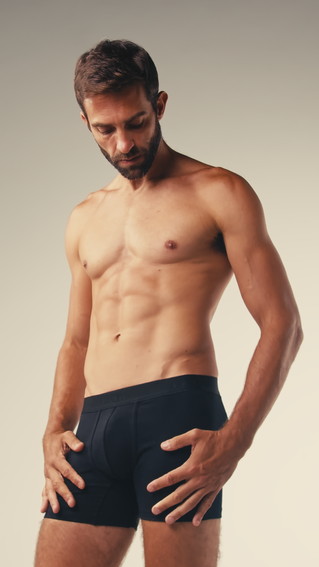 Cueca Boxer Algodão Preta