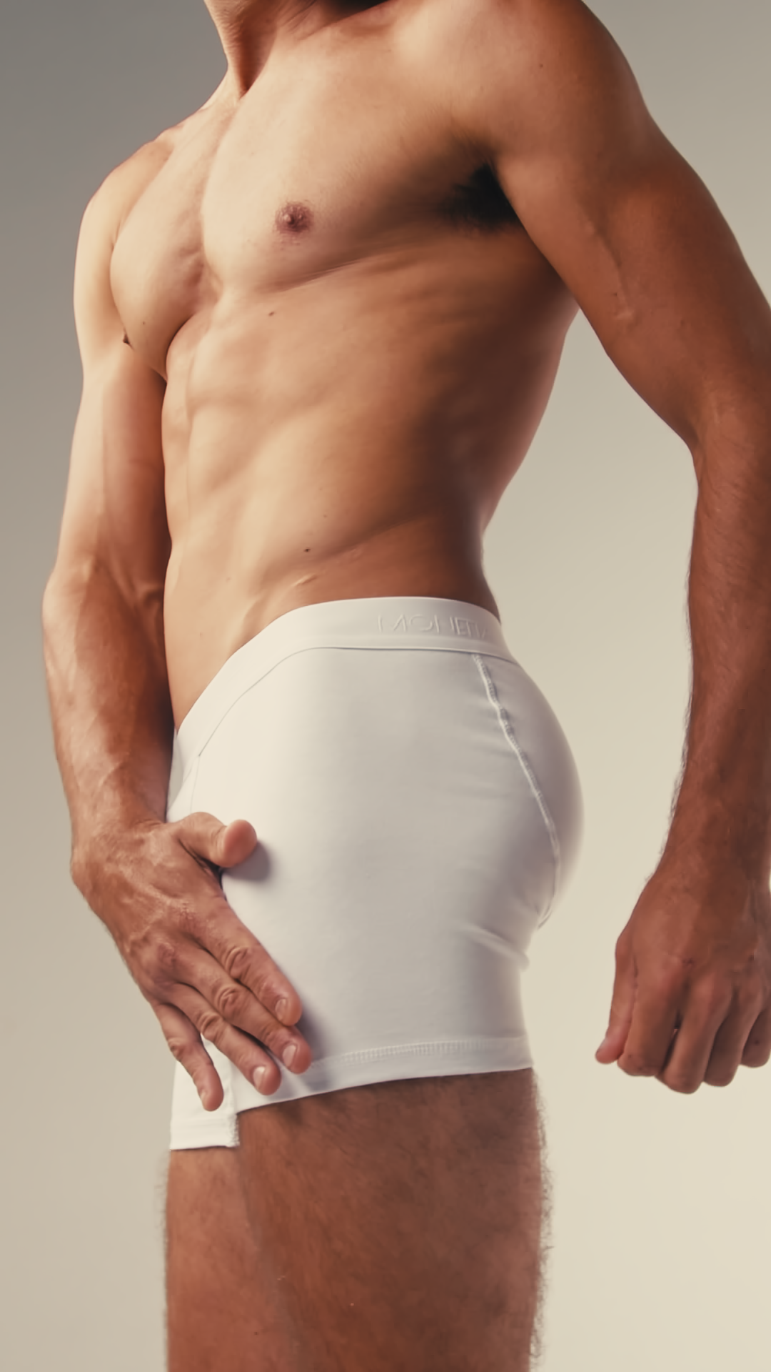 Cueca Boxer Microfibra Branca