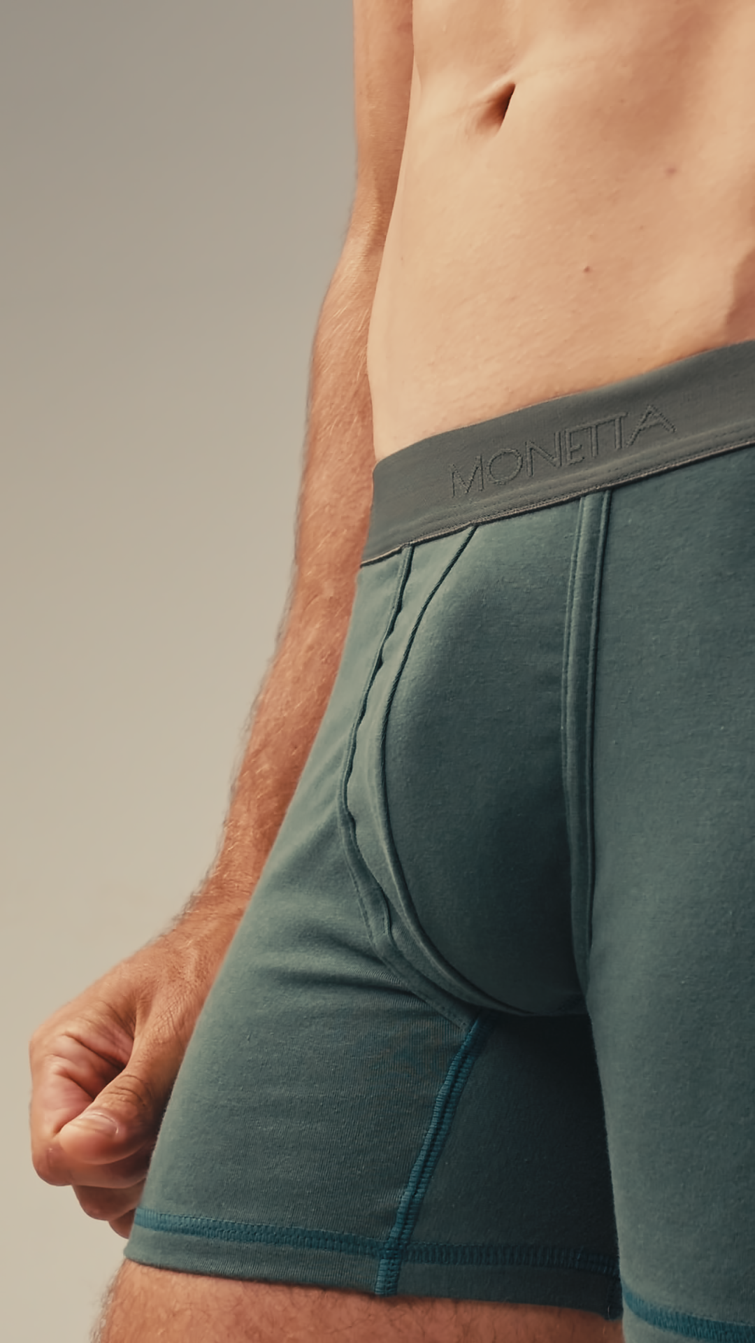 Cueca Boxer Algodão Verde
