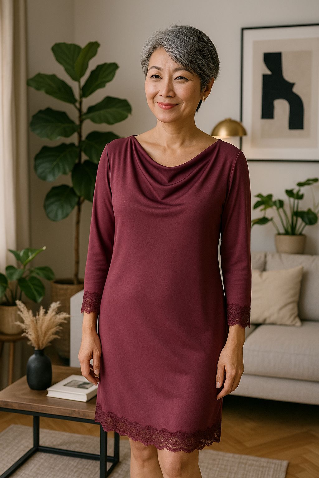 Camisola Nara Vinho