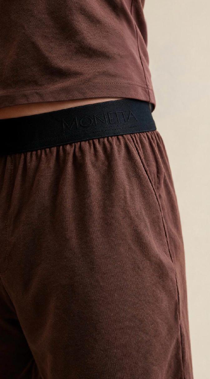 Pijama Masculino Marrom
