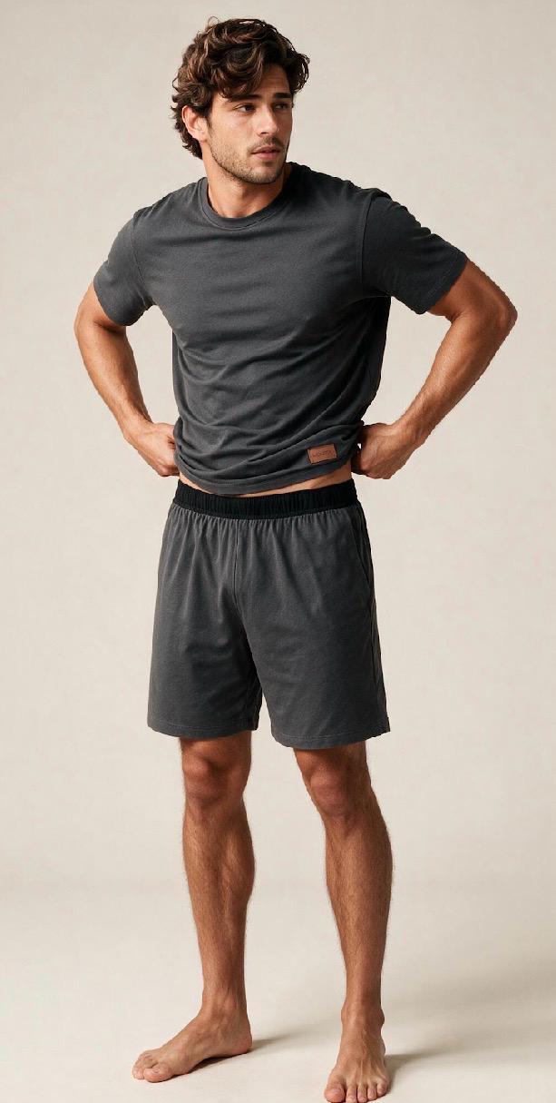 Pijama Masculino Cinza