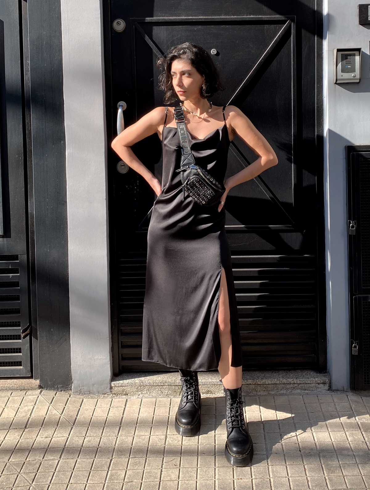 Slip Dress Preto